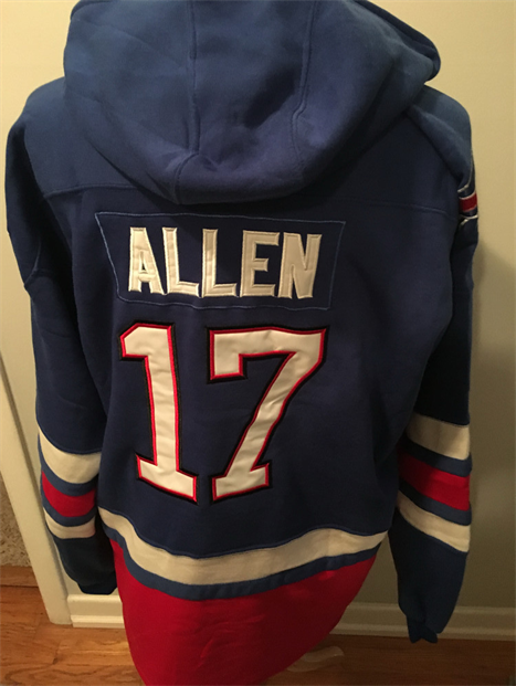 BUFFALO BILLS</BR> JOSH ALLEN HOODIE 2 $80.00 BUFFALO BILLS</BR> JOSH ALLEN HOODIE 2 $80.00
